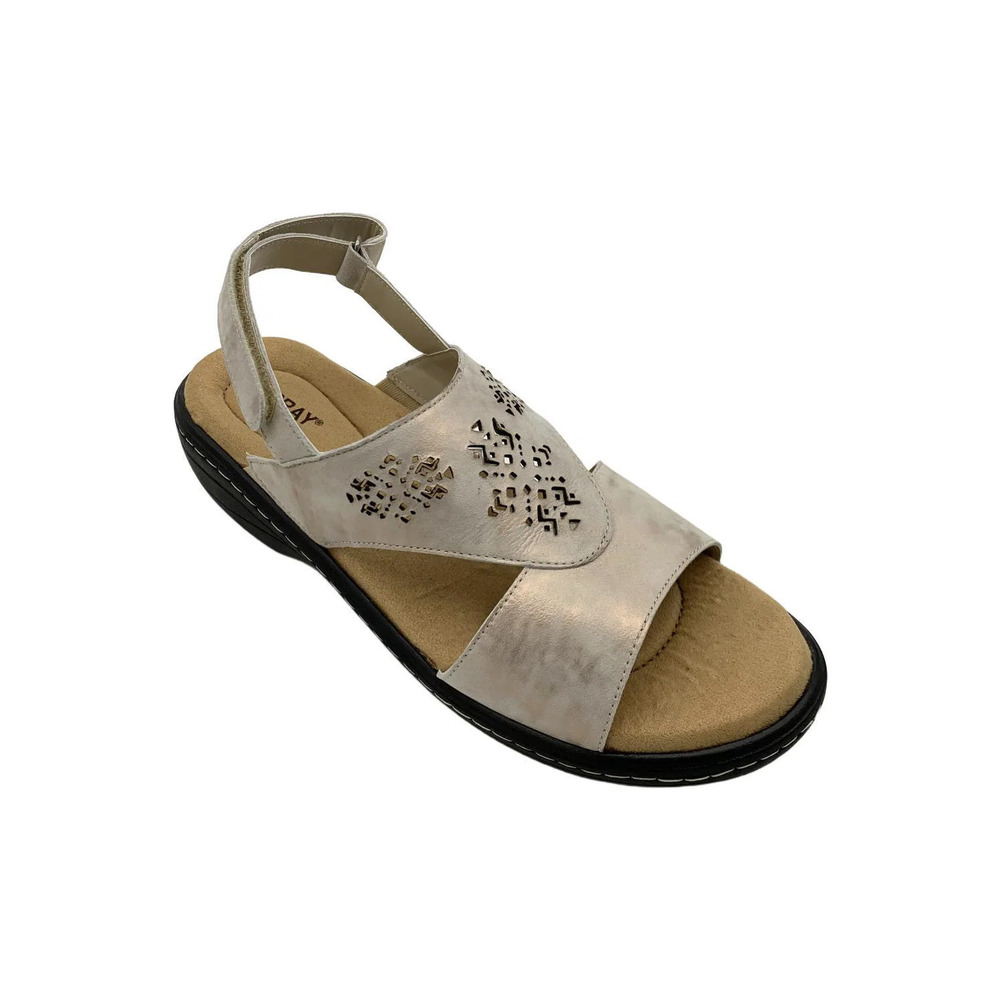 ARRAY Women's Seaside Sandal Rose Gold/Gray - Wide